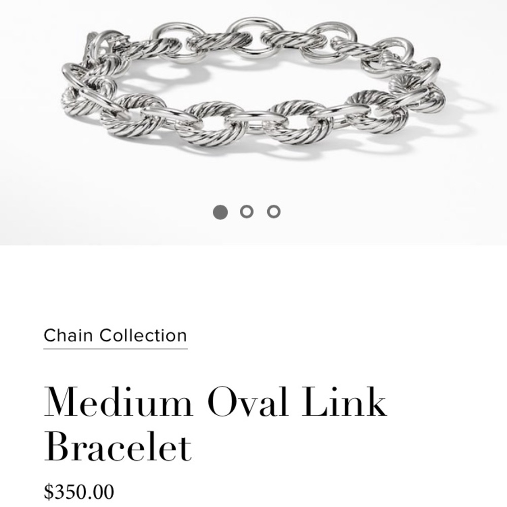 David Yurman link bracelet
